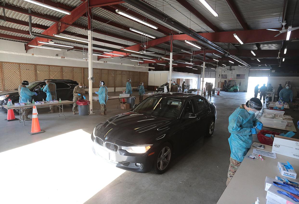 The Ohio National Guard is running a mass test site for COVID-19 at the Stark County Fairgrounds. The site will end its 10-day run on Friday.