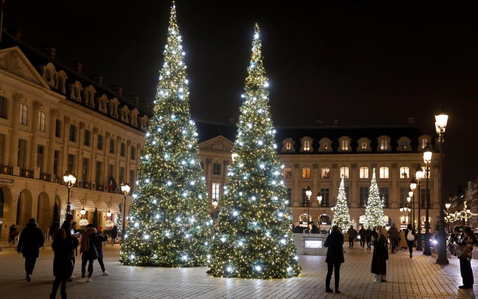 Christmas trees Place Vendôme paris weekend breaks - Getty