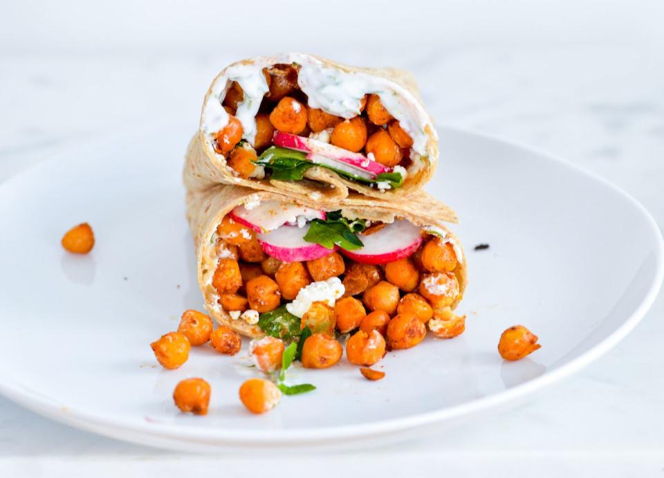 Spiced Chickpea Wrap