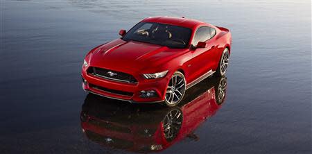 A 2015 model of a Ford Mustang is seen in this undated handout photograph provided by Ford Motor Co. on December 5, 2013. REUTERS/Ford Motor Co./Handout via Reuters