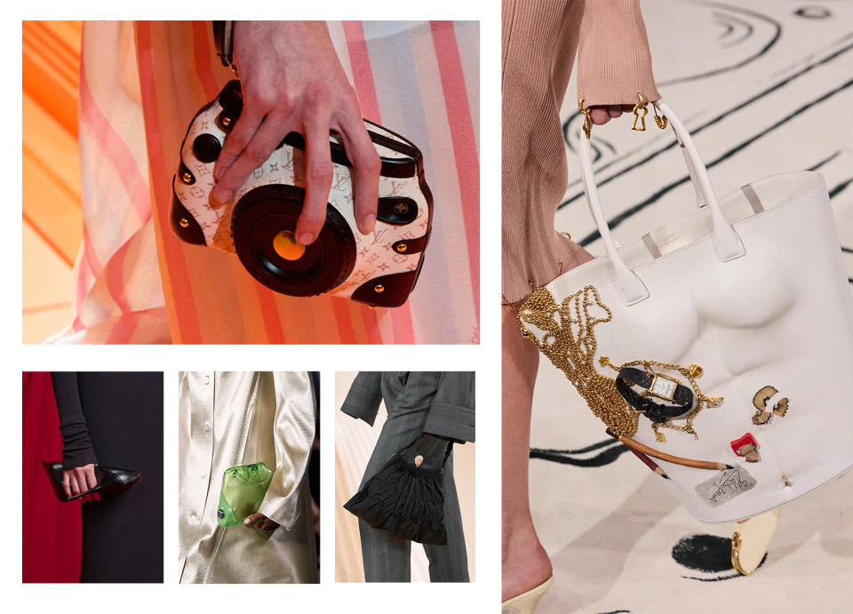 graphics of spring 2024 handbag trends