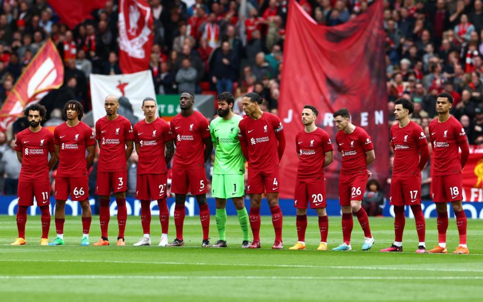 The jeering took place as the players were in the center circle before the match - Getty Images/Chris Brunskill