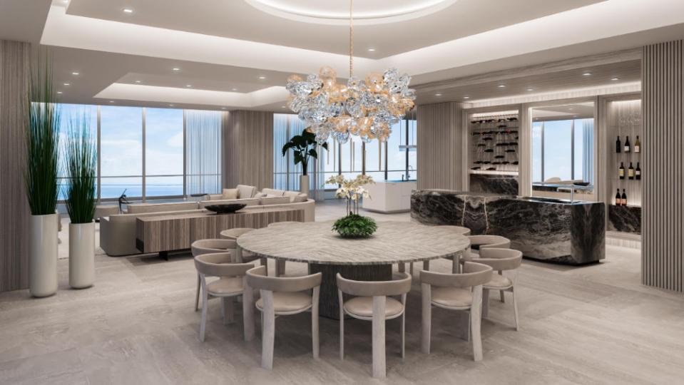 The residence comes move-in ready. - Credit: Turnberry Ocean Club Residences