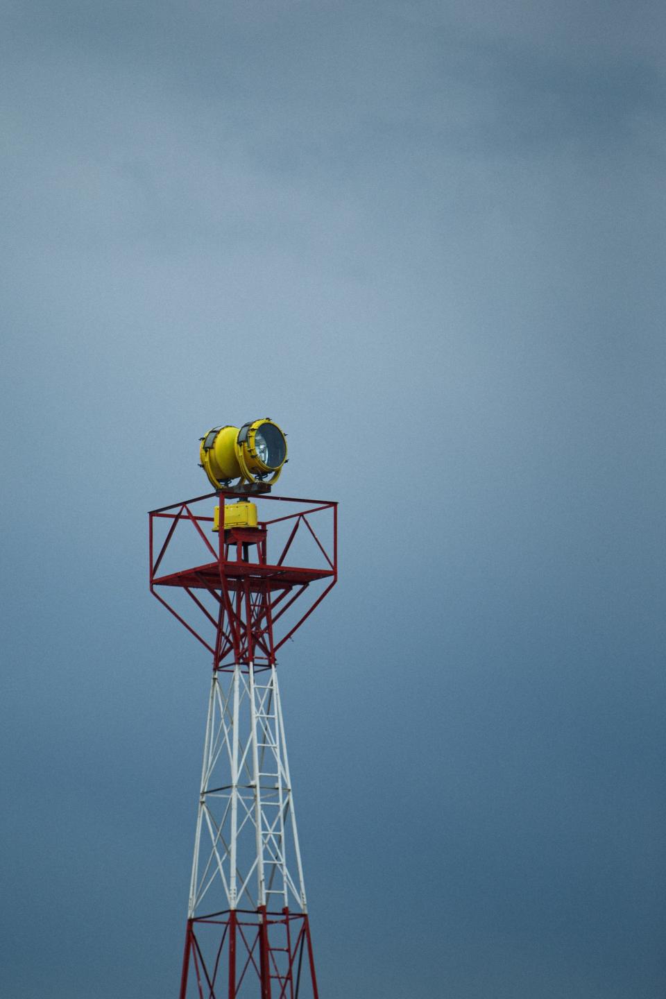 A Federal Aviation Administration watch tower sits above the Maury County Airport in Mount Pleasant, Tenn. on Wednesday, June 14, 2023