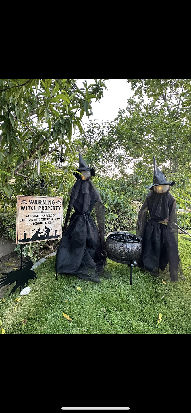 witch property halloween decor