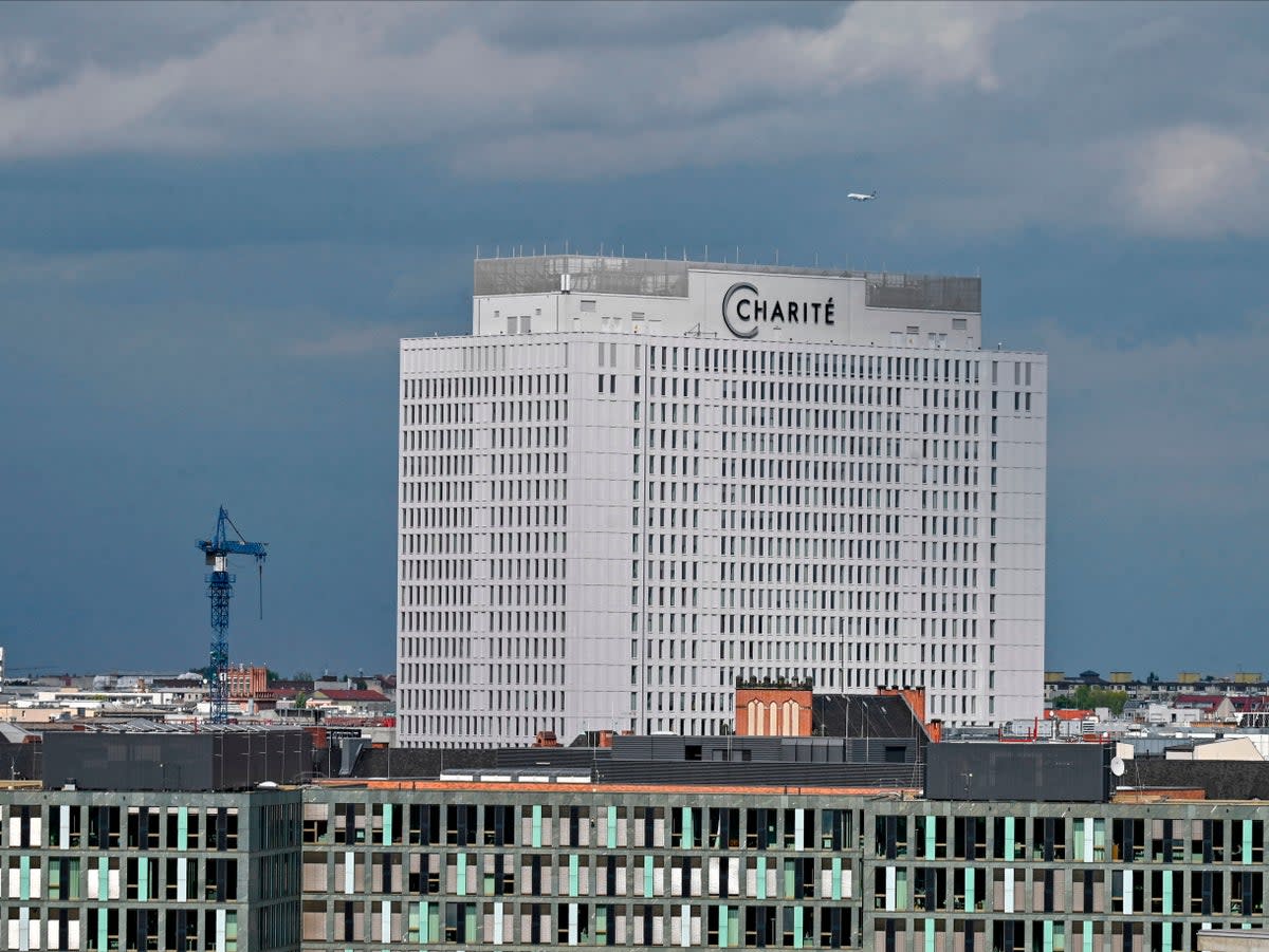 Ms Babloya was treated at the same Charite hospital as Navalny (Tobias SCHWARZ / AFP)