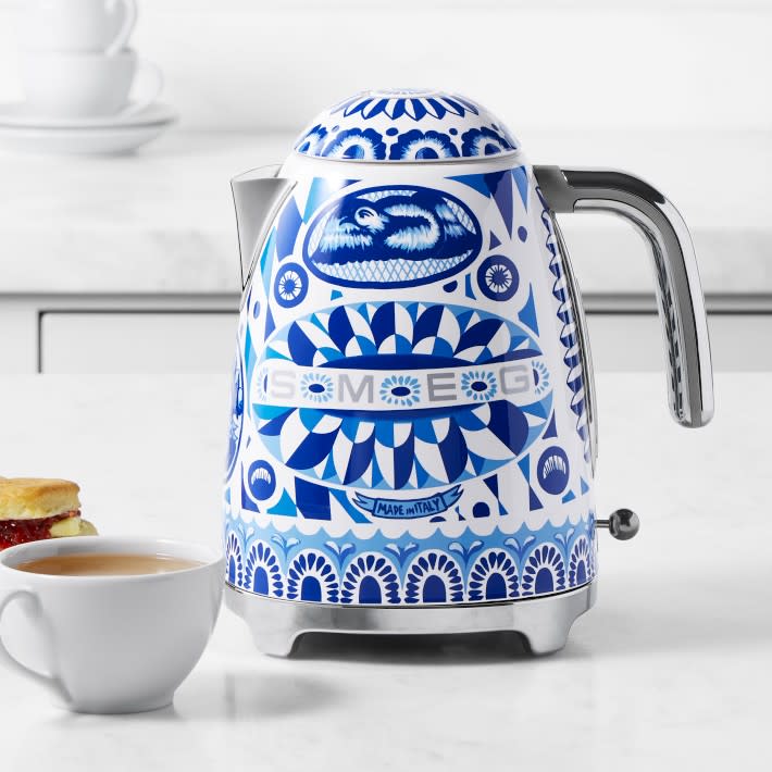 <p><a href="https://go.redirectingat.com?id=74968X1596630&url=https%3A%2F%2Fwww.williams-sonoma.com%2Fproducts%2Fsmeg-dolce-and-gabbana-electric-kettle-blu-mediterraneo&sref=https%3A%2F%2Fwww.townandcountrymag.com%2Fstyle%2Ffashion-trends%2Fg60129002%2Fbest-gifts-for-moms-who-have-everything%2F" rel="nofollow noopener" target="_blank" data-ylk="slk:Shop Now;elm:context_link;itc:0;sec:content-canvas" class="link rapid-noclick-resp">Shop Now</a></p><p>Dolce & Gabbana Electric Kettle, Blu Mediterraneo</p><p>williams-sonoma.com</p><p>$149.95</p>