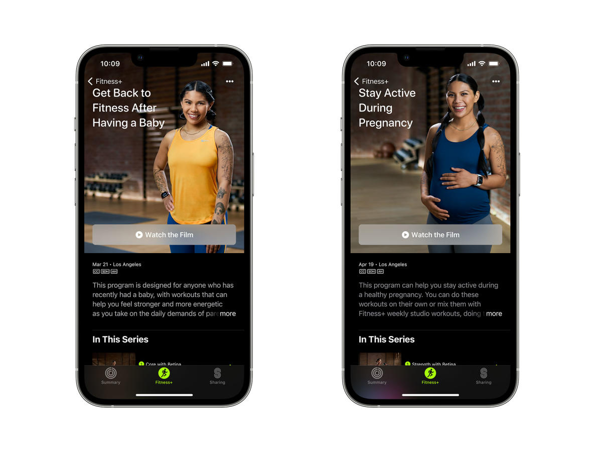 Apple Fitness+ Launched a Postpartum Workout Program