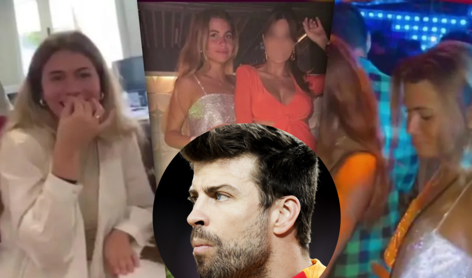 Namorada de Gerard Piqué, Clara Chía ganha apelido de amigos do jogador após separação e polêmicas com Shakira - Getty Images, Reprodução/Telecinco