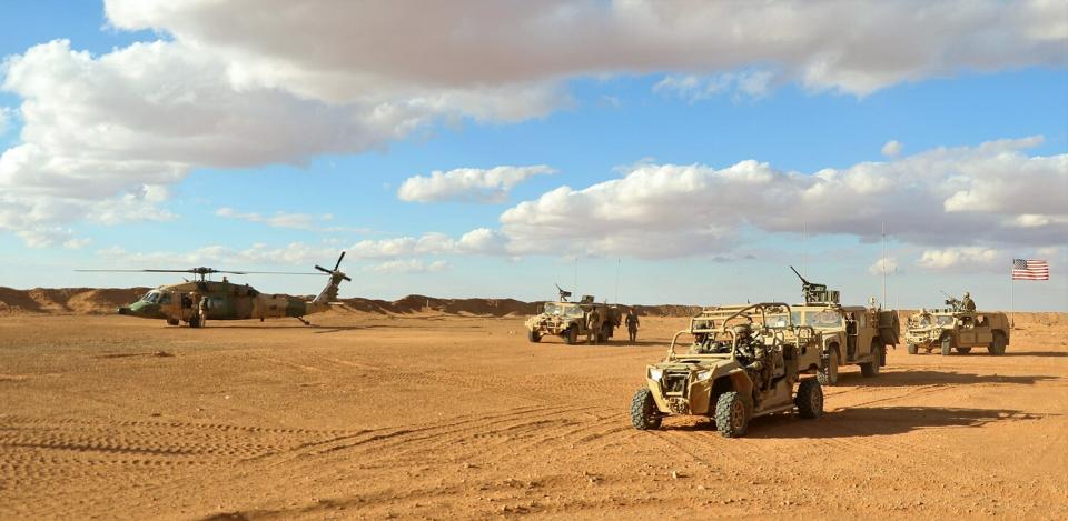 美軍在敘利亞的基地「坦夫」遭受無人機襲擊。   圖：翻攝自維基百科公有領域