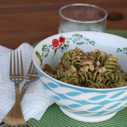 Meyer Lemon and Arugula Pesto Pasta