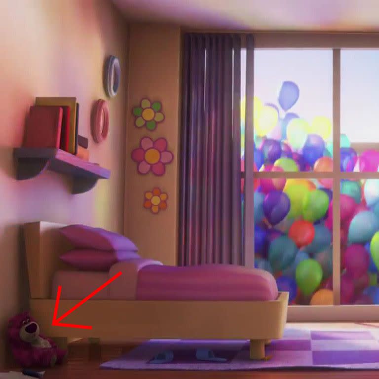 Pixar Easter Eggs - Lotso in Up