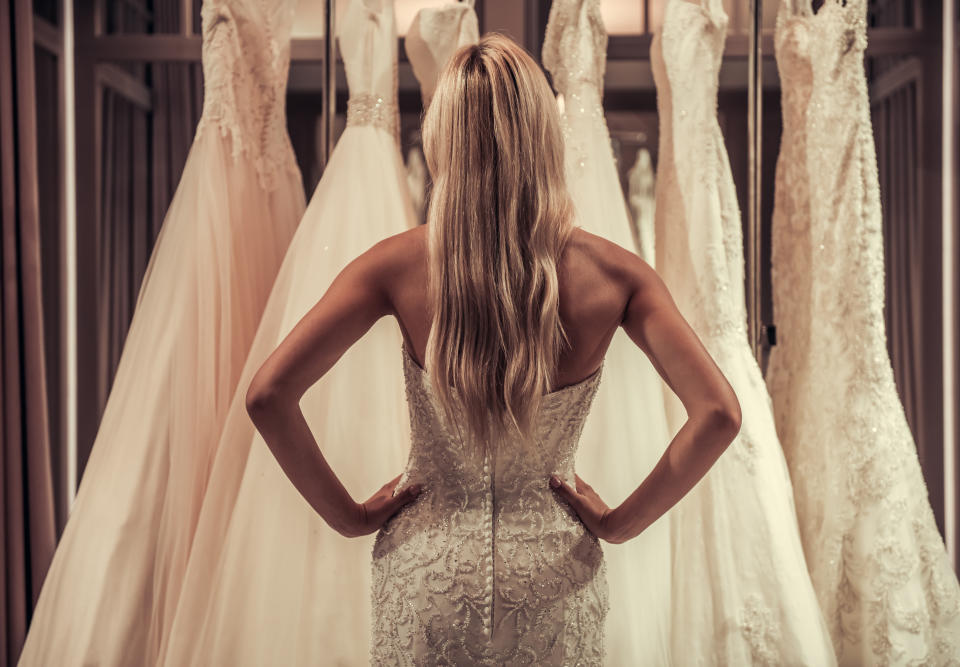 Brides are wanting to look ‘perfect’ in their wedding dress. Photo: Getty
