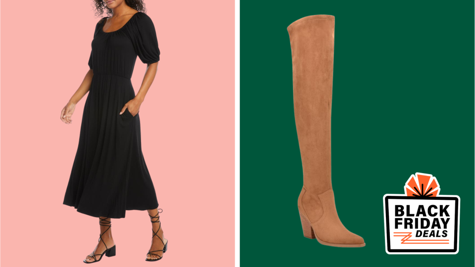 Shop early Black Friday sales at Nordstrom with steep markdowns on dresses, boots and more.