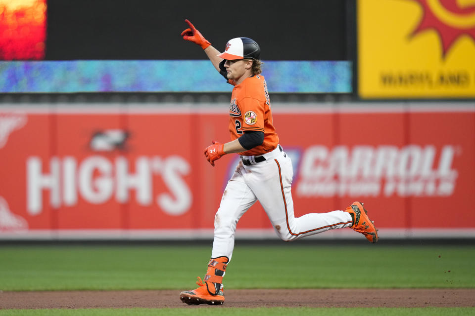 Baltimore Orioles infielder Gunnar Henderson was named AL Rookie of the Year after helping his team to a thrilling 101-win season. (AP Photo/Alex Brandon)