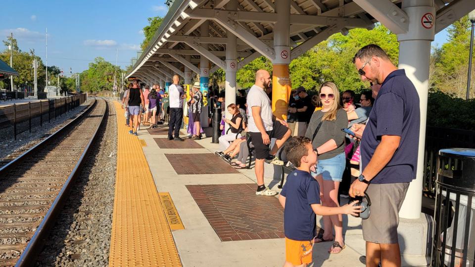 The Central Florida commuter train line provided free rides to residents as part of a special service on March 4.