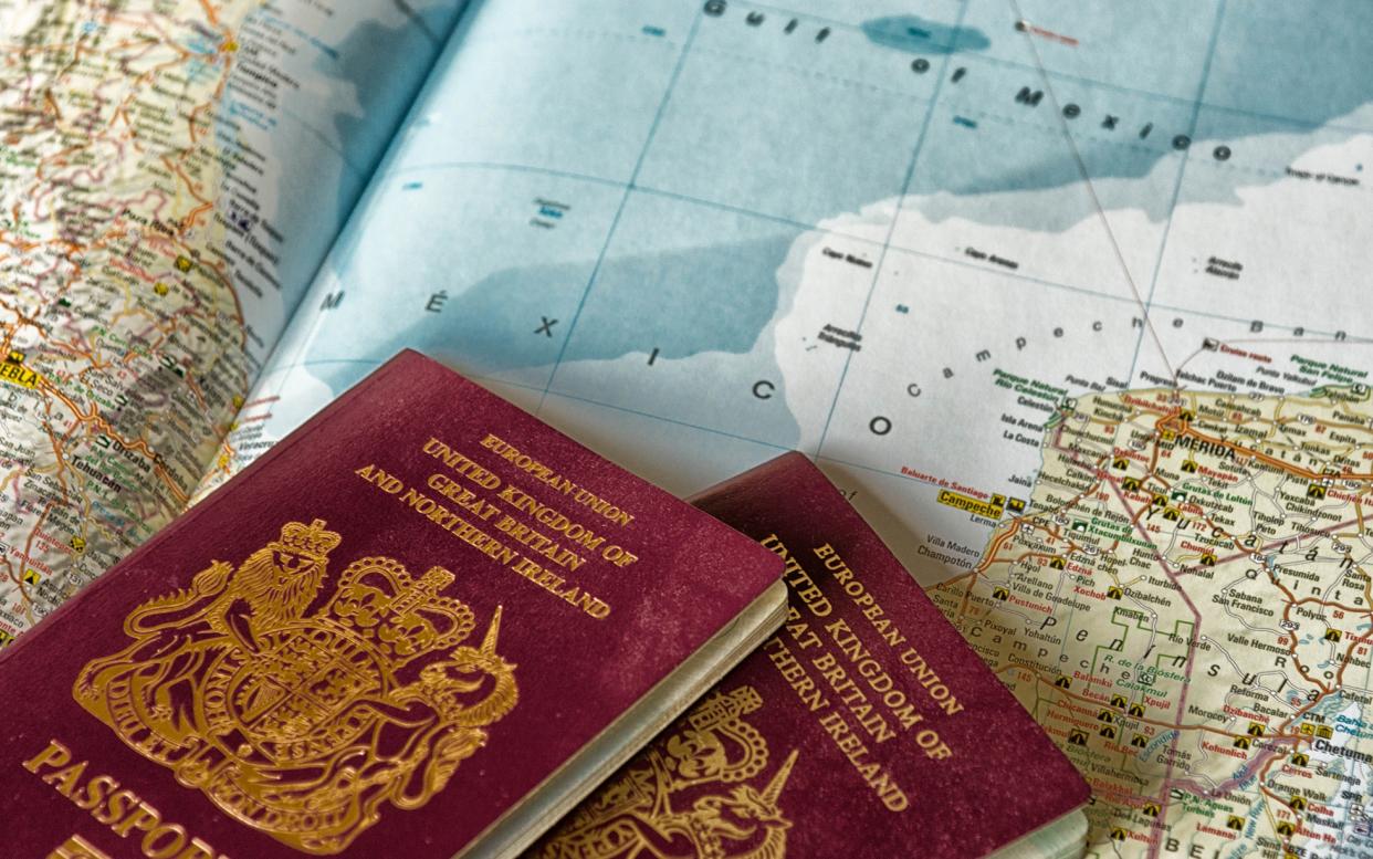 For many Britons the life of their passport has been cut from 10 to less than nine and a half years - This content is subject to copyright.