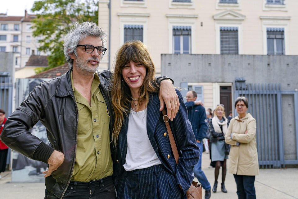 Lou Doillon et son compagnon Stéphane Manel à Lyon