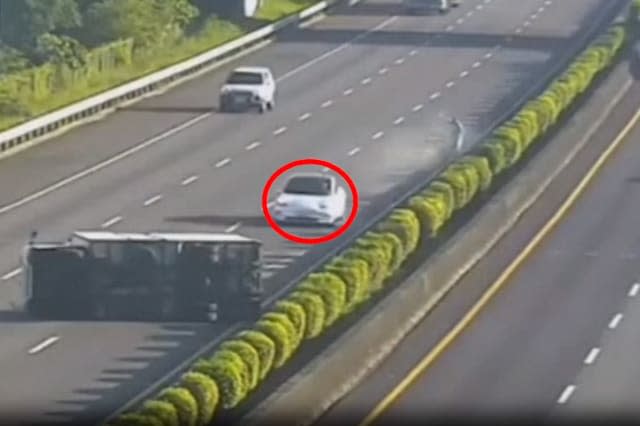 Tesla on Autopilot crashes into overturned truck on busy highway in Taiwan