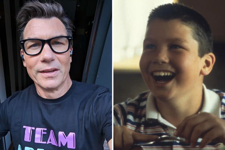 Jerry O’ Connell, en la actualidad y cuando protagonizó el film Cuenta conmigo