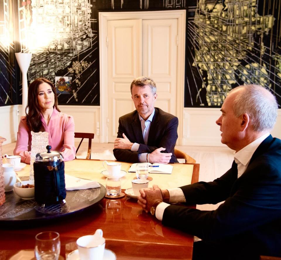 Princess Mary and Prince Frederik in their first solo engagement after affair rumours