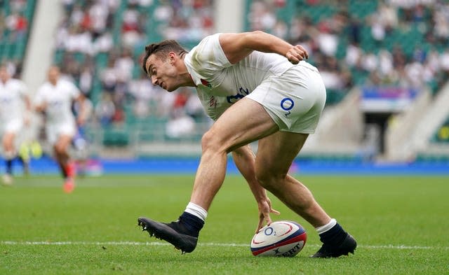 Adam Radwan celebrated his England debut by scoring a hat-trick of tries