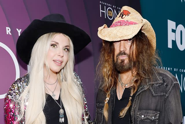 <p>Jason Kempin/Getty</p> Firerose and Billy Ray Cyrus, August 2023