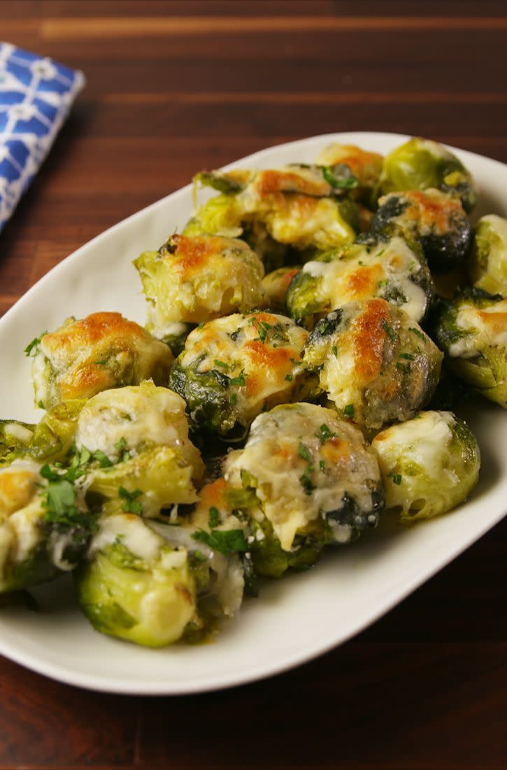 Smashed Brussels Sprouts