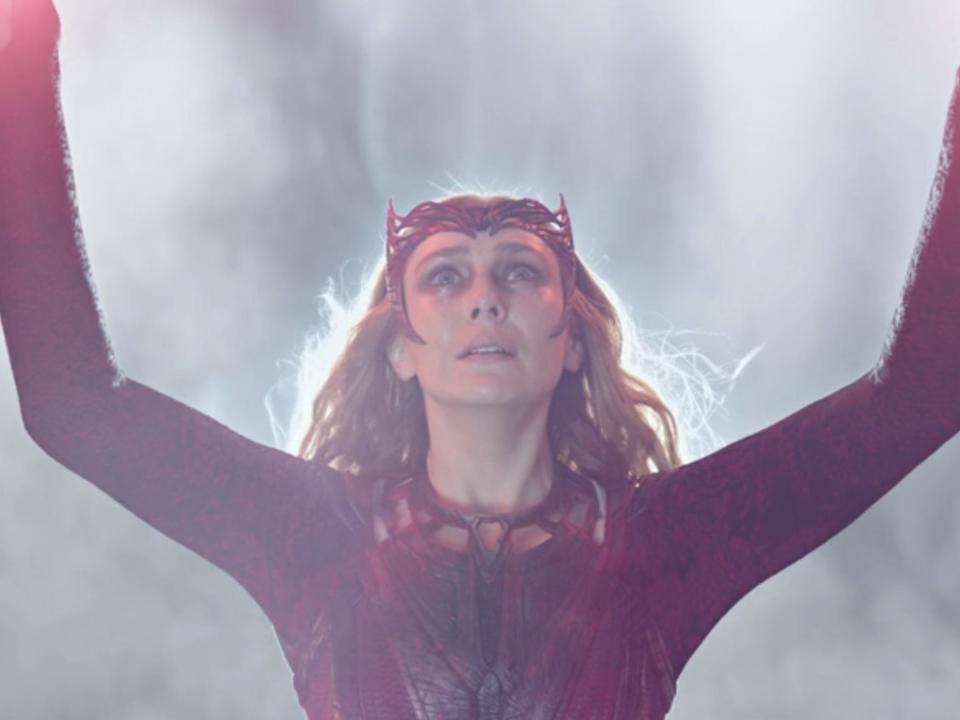 Elizabeth Olsen as Wanda / Scarlet Witch in "Doctor Strange in the Multiverse of Madness."