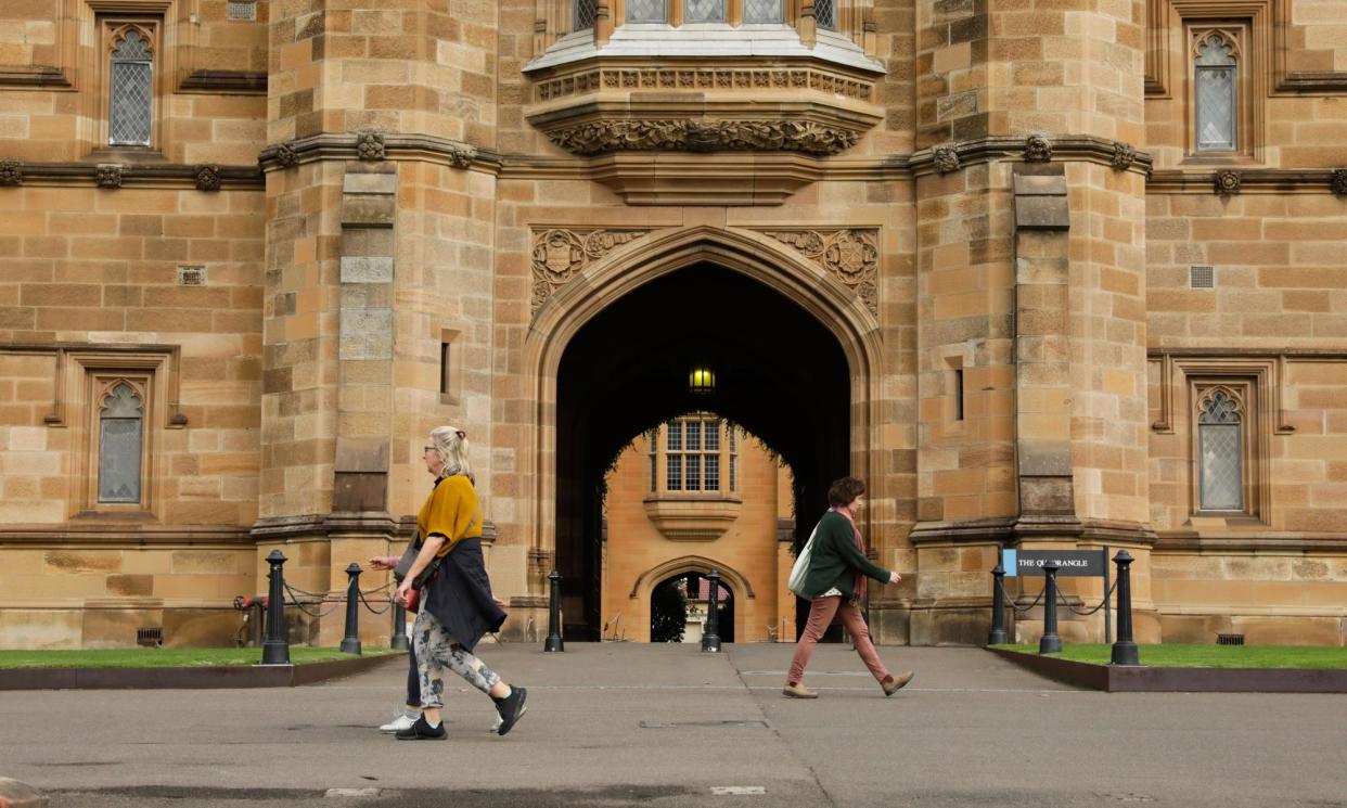 <span>The new $10bn Higher Education Future Fund has been criticised by the University of Sydney.</span><span>Photograph: Carly Earl/The Guardian</span>