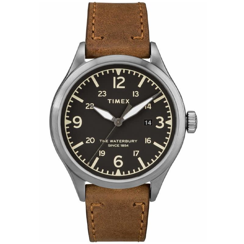 <p><a href="https://go.redirectingat.com?id=74968X1596630&url=https%3A%2F%2Fwww.timex.com%2Fwaterbury-date-40%2FTWC017400BX.html&sref=https%3A%2F%2Fwww.esquire.com%2Flifestyle%2Fg39049274%2Fgifts-for-best-man-from-groom%2F" rel="nofollow noopener" target="_blank" data-ylk="slk:Shop Now;elm:context_link;itc:0;sec:content-canvas" class="link ">Shop Now</a></p><p>Customizable Engravable Waterbury Date 40 Watch</p><p>$130.00</p><p>timex.com</p>