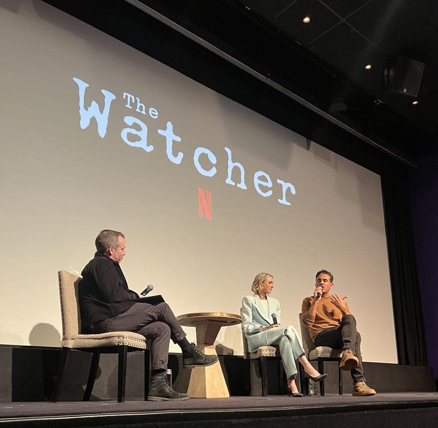 At “The Watcher” special screening with Naomi Watts and Bobby Cannavale in New York City. (Emily Vogel)