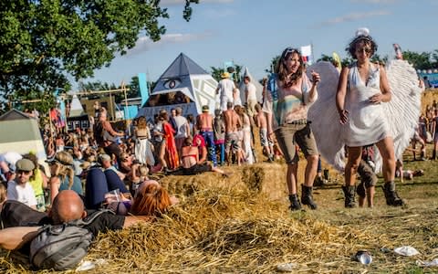 Revellers at the Secret Garden Party at Abbots Ripton in 2013 - Credit: PYMCA