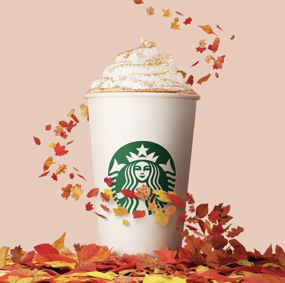 starbucks pumpkin spice latte