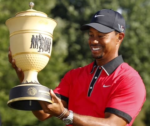 Woods' last success came on Aug 4 2013 at the WGC-Bridgestone - Credit: REUTERS/Matt Sullivan/File Photo