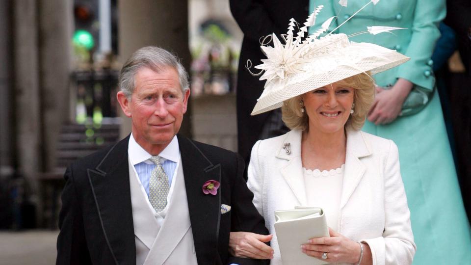 Charles and Camilla at their civil marriage ceremony