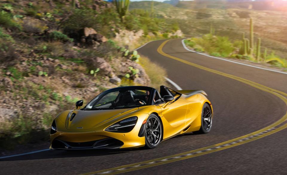 <p>This arrangement allows the company to dial up big roll stiffness without a corresponding rise in spring rate, resulting in a more compliant ride. It's no grand-touring machine, but the 720S is a more comfortable-riding vehicle than any supercar has a right to be.</p>
