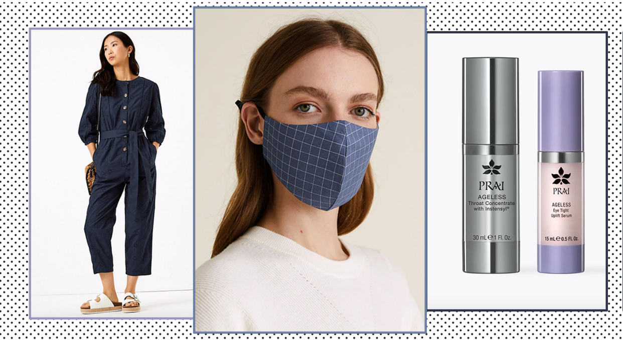 12 of the best new fashion and beauty from M&S: from anti-aging skincare and rainbow dresses. (Marks & Spencer)