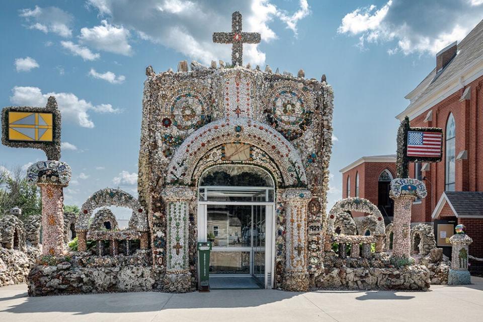 Check out the weirdly wonderful outsider-art Grotto in Dickeyville, Wisonsin