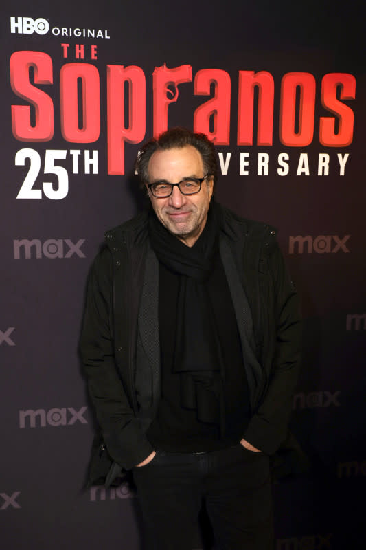 Ray Abruzzo attends HBO's "The Sopranos" 25th anniversary celebration at Da Nico Ristorante on January 10, 2024 in New York City.<p>Michael Loccisano/Getty Images</p>