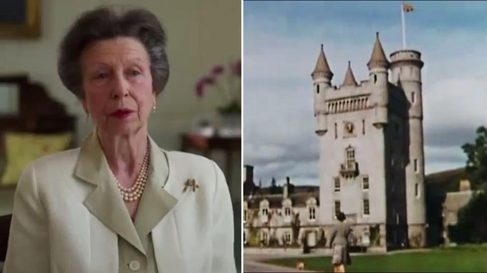 Princess Anne appearing in ‘Charles III: The Coronation Year’ (BBC/Royal Archives)