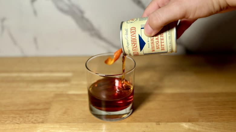 pouring an Old Fashioned