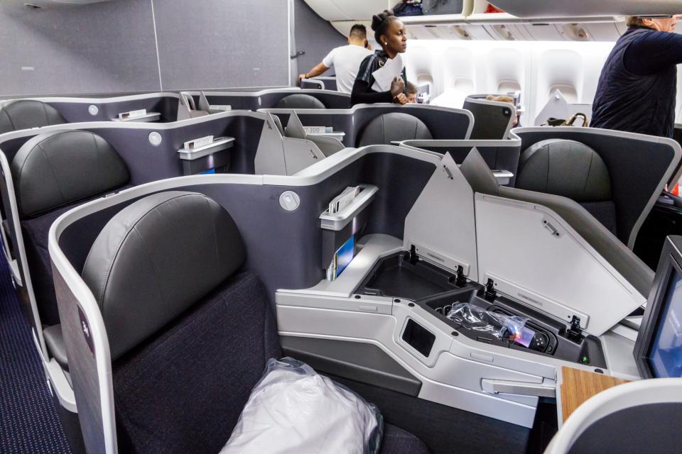 American Airlines Super Diamond business class.