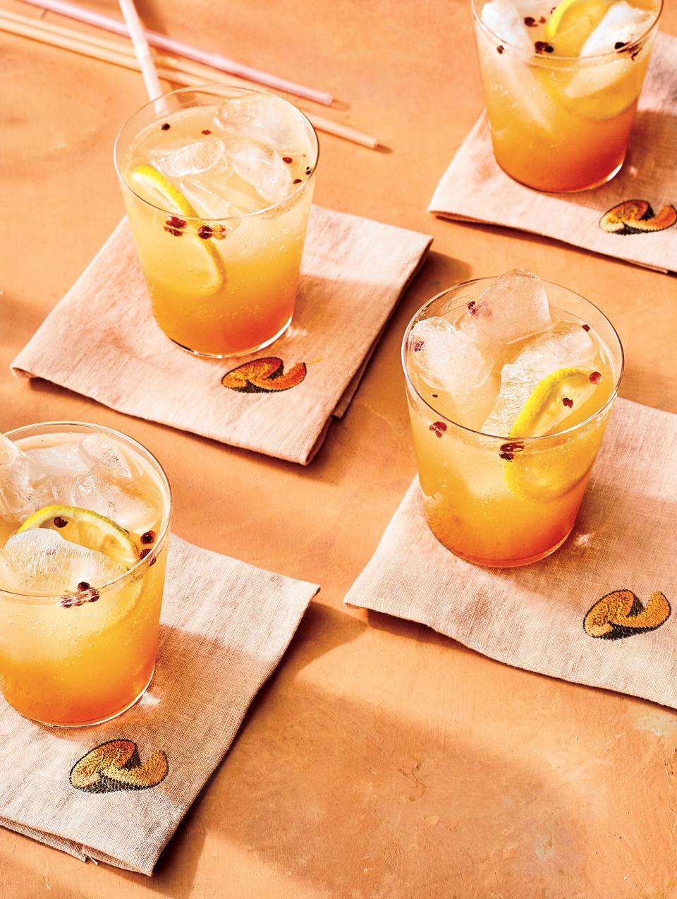 Sparkling Cantaloupe Lemonade