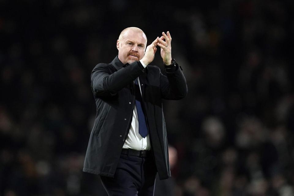 Everton manager Sean Dyche admits his players may have been affected by the team’s point deduction (PA Wire)