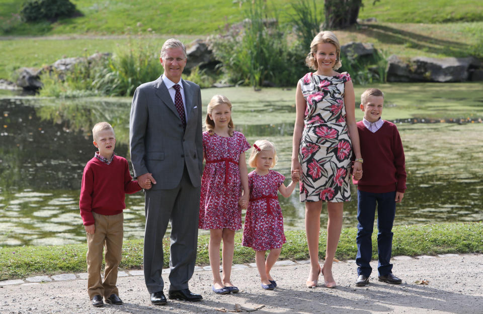 The royal family of Belgium