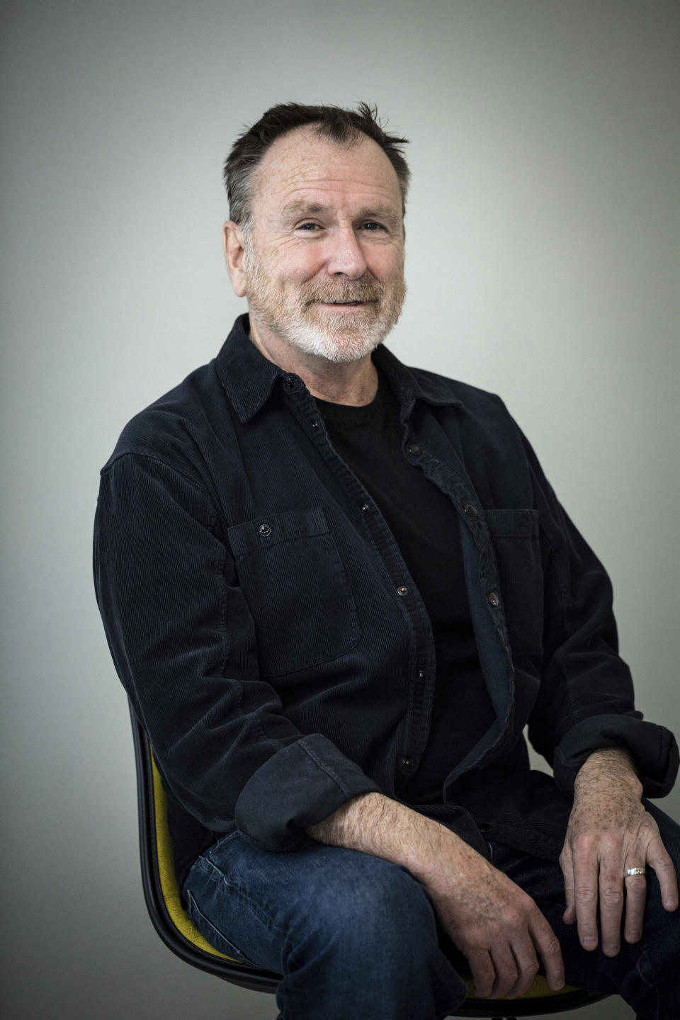 Colin Quinn poses for a portrait to promote his eighth one-man show, “Colin Quinn: Small Talk,” on Tuesday, Jan. 24, 2023, in New York. (Photo by Matt Licari/Invision/AP)