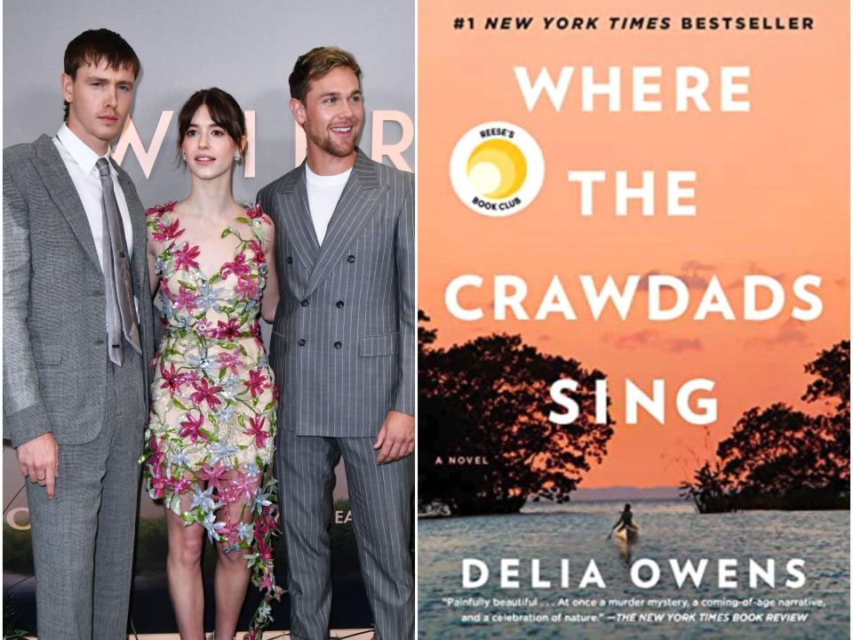 "Where the Crawdads Sing" stars Harris Dickinson, Daisy Edgar-Jones, and Taylor John Smith July 2022