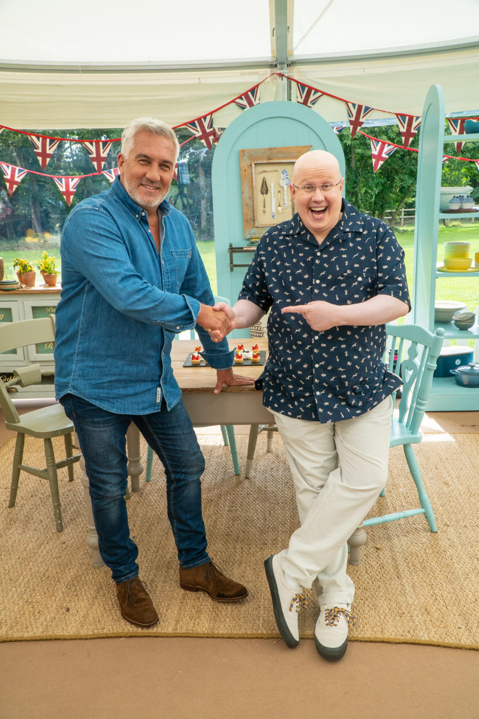 Paul Hollywood and Matt Lucas (Channel 4)