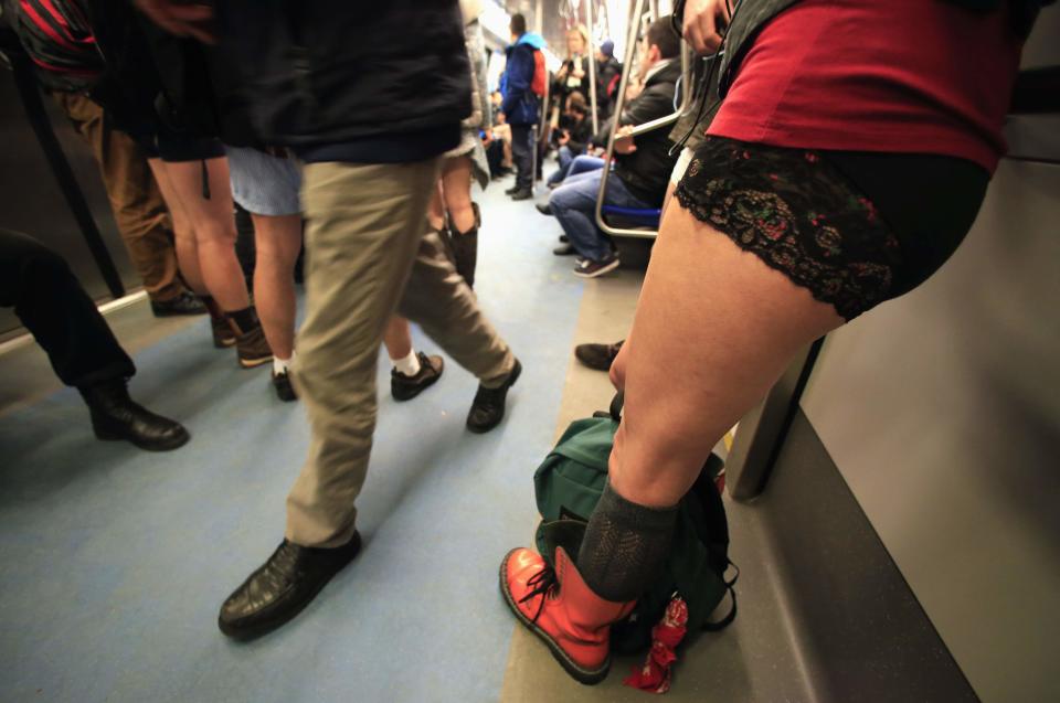 No Pants Subway Ride